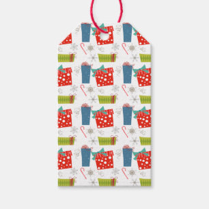 Etiqueta Para Presente Meio século de Natal moderno presente e caneta doc