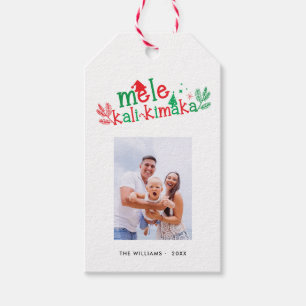 Etiqueta Para Presente Mele Kalikimaka Foto Natal