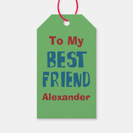 Etiqueta Para Presente Melhor Amigo Personalizado