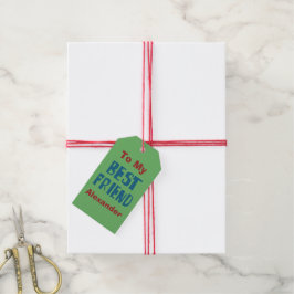 Etiqueta Para Presente Melhor Amigo Personalizado