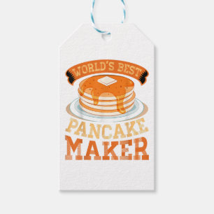 Etiqueta Para Presente Melhor Criador de Pancake do Mundo - Criador Engra