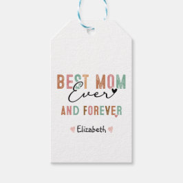 Etiqueta Para Presente Melhor Mãe de Todos os Tempos  Scripto Retro Dia d