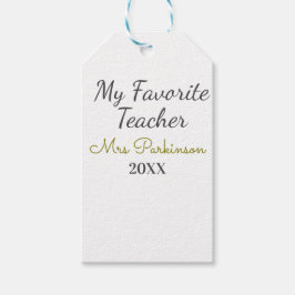 Etiqueta Para Presente Melhor professor já acrescentou nome data ano ano 