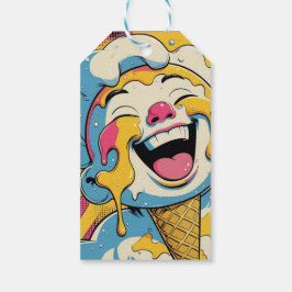 Etiqueta Para Presente Melting Joy – Ice Cream Pop Art Explosion