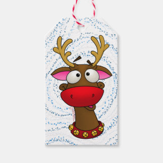 Etiqueta Para Presente Menagerie Style Rudolph, Gift Tag