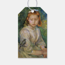 Menina com um Pássaro (por Berthe Morisot)