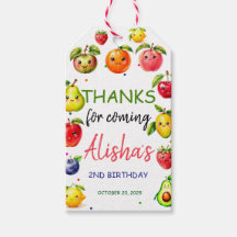 Menina Fruta Fofa Aniversário