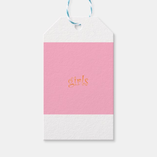 Etiqueta Para Presente meninas (Frente)