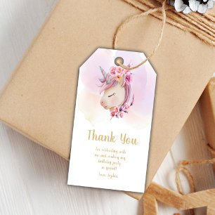 Etiqueta Para Presente Meninas Editáveis Agradeço-Lhes Tags de Presente c
