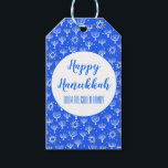 Etiqueta Para Presente Menorah Hanukkah Star do David CUSTOM Holiday<br><div class="desc">Espero que goste desta design de férias. Adicione seu próprio texto à frente ou atrás. Verifique meu compro se há mais itens correspondentes,  como adesivos,  canecas,  cartões,  papel de embrulho,  assim como outros padrões de férias. Obrigados para comprar comigo! Se você quiser algo personalizado,  me avise!</div>