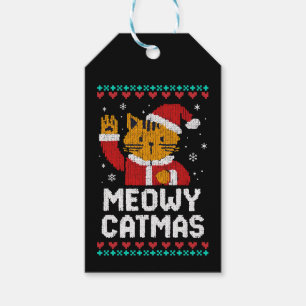 Etiqueta Para Presente Meowy Catmas