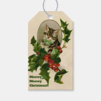 Etiqueta Para Presente Meowy Christmas