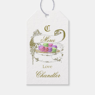 Etiqueta Para Presente Merci French Inspirou, Obrigado