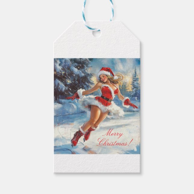 Etiqueta Para Presente Merry Christmas (Frente)