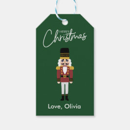 Etiqueta Para Presente Merry Christmas Nutcracker Gift tag Custom