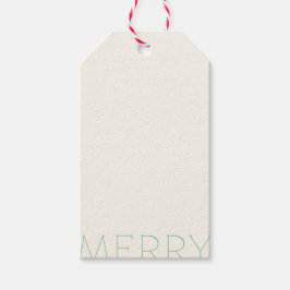 Etiqueta Para Presente Merry Holly Days (Green)