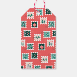 Etiqueta Para Presente Merry Holly Days Stamps