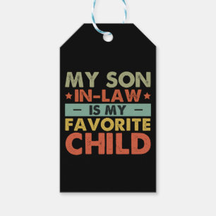 Etiqueta Para Presente Meu Genro É Meu Filho Favorito Família Groovy