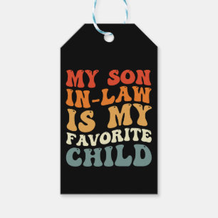 Etiqueta Para Presente Meu Genro É Meu Filho Favorito Família Groovy