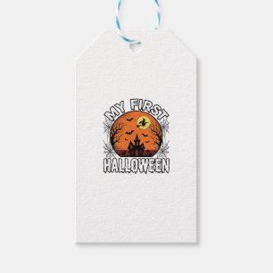 Etiqueta Para Presente Meu Primeiro Halloween Camisa Vintage para Criança