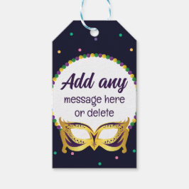 Etiqueta Para Presente MIÇANGAS Festivas Festas de Tema Mardi Gras PERSON