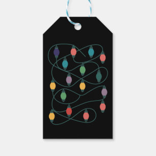 Etiqueta Para Presente Minha Cor Favorita É Luzes De Natal Camisa De Dorm