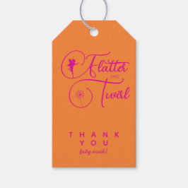 Etiqueta Para Presente Mínima Fada Moderna Aniversário Obrigado