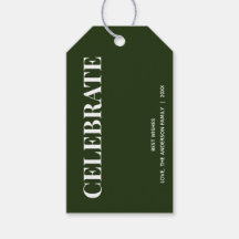 Minimal CELEBRATE | Verde Floresta Feriado