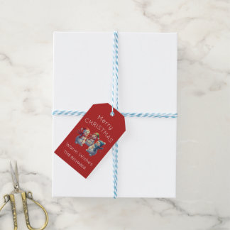 Etiqueta Para Presente Minimal Cute Snowman Christmas Gift Tag