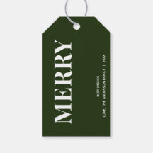 Minimal MERRY | Verde Floresta de Férias