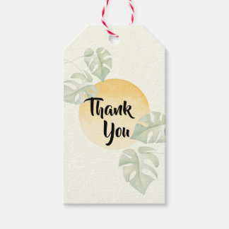 Etiqueta Para Presente Minimalist Botanical Thank You Tags | Gift Tag