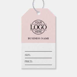 Etiqueta Para Presente Minimalist Business Logo Clothing Price Hang Tag