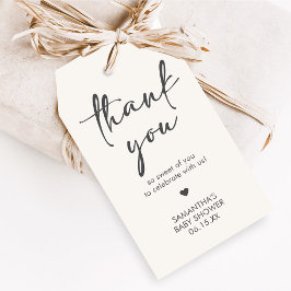 Etiqueta Para Presente Minimalist Hello Baby Baby Shower Favor Tags