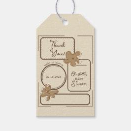 Etiqueta Para Presente Minimalist Style Flower Notes Baby Shower