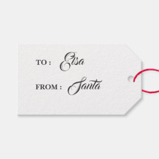 Etiqueta Para Presente Minimalista da etiqueta de presente de Natal de Pa