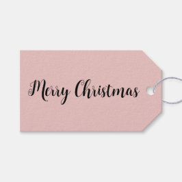 Etiqueta Para Presente Minimalista de Rosas claro de cor de tendência