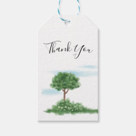 Etiqueta Para Presente Minimalista Moderno Aquarela Personalizável
