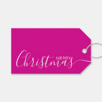 Mínimo branco rosa-quente de Natal feliz