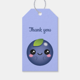 Etiqueta Para Presente Mirtilo de Kawaii