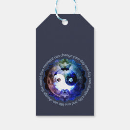 Etiqueta Para Presente Místico Yin Yang, Citação Inspiradora Espiritual