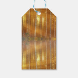 Etiqueta Para Presente Misty Forest Scene