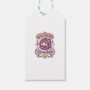 Etiqueta Para Presente Mochila Unicórnio Amigo Unicórnio Estilo Merch Des