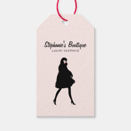 Etiqueta Para Presente Mod Fashion Girl Boutique Pink