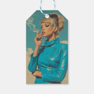 Etiqueta Para Presente Moda de Fumagem de Gelões Retro