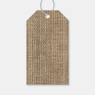 Etiqueta Para Presente Modelo - Burlap Russo