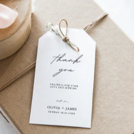 Etiqueta Para Presente Modelo De Favor De Casamento Minimalista,