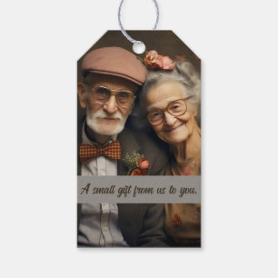 Etiqueta Para Presente Modelo de foto Um pequeno presente para você
