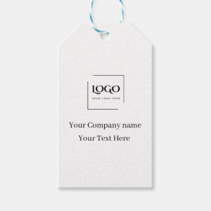 Etiqueta Para Presente Modelo de logotipo personalizado elegante