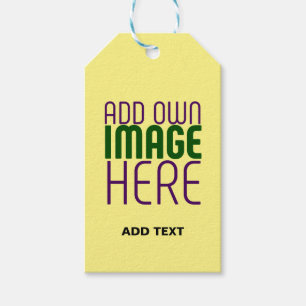 ETIQUETA PARA PRESENTE MODELO DE TEXTO DE IMAGEM AMARELO DE PASTEL EDITÁV