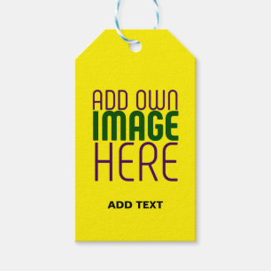 ETIQUETA PARA PRESENTE MODELO DE TEXTO DE IMAGEM AMARELO MODERNO EDITÁVEL